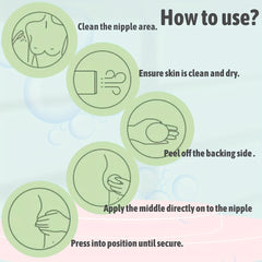 Invisible Self Adhesive Nipple Covers, Cross Shaped, Seamless Pasties