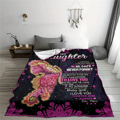 Butterfly Printed Warm Cozy Soft Throw Blanket for Couch Bed Sofa Office