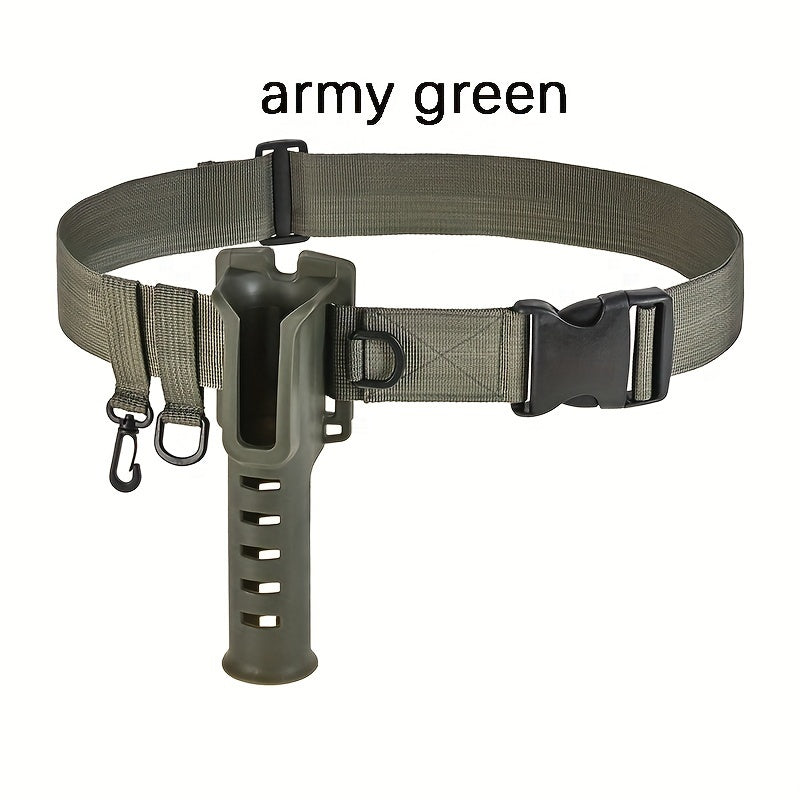 Fishing Rod Belt Waist Hanging Holder for Rod Inserting Device