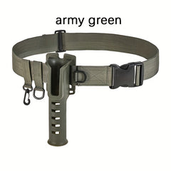 Fishing Rod Belt Waist Hanging Holder for Rod Inserting Device