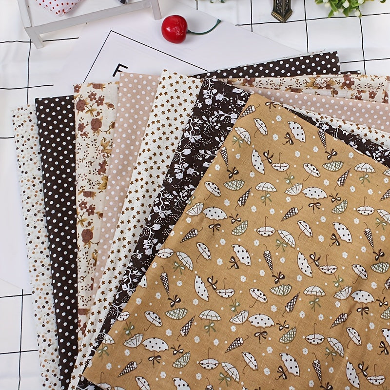 50Pcs Cotton Fabric Bundle Fat Quarter for DIY Sewing and Quilting