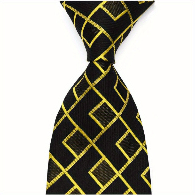 Men's Classic Plaid Necktie Business Party Wedding Dress Tie