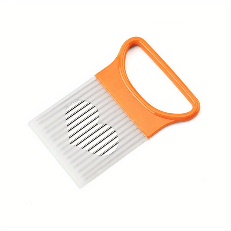 Stainless Steel Onion Needle Fork Vegetable Fruit Slicer