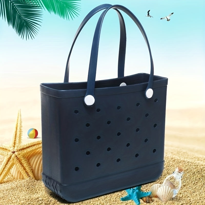 Rubber Waterproof Basket Tote Swimming Fitness Storage Bag Pet Bag