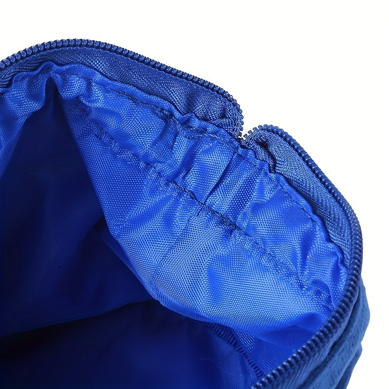 Portable Star Print Makeup Bag Velvet Polyester Wash Bag