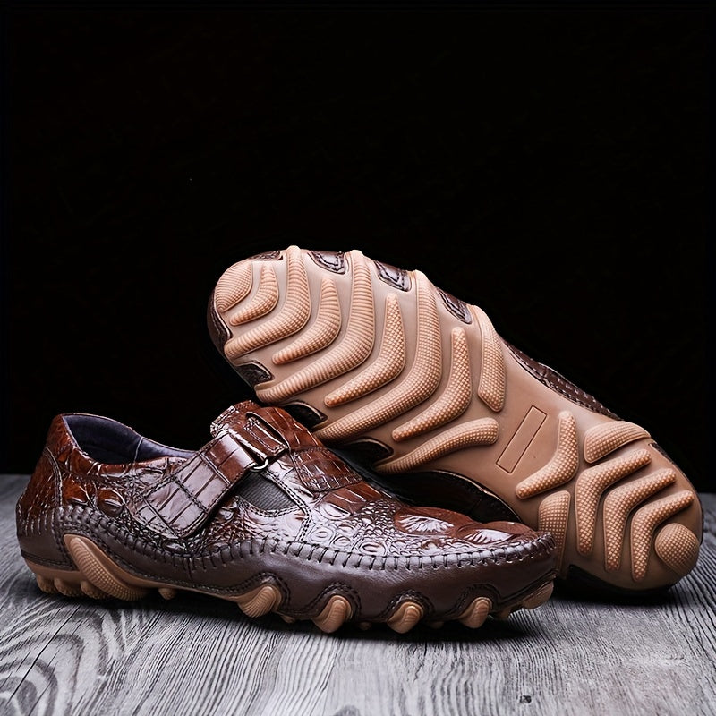 Men's Textured Loafer Shoes Non Slip Dress Shoes Spring Summer