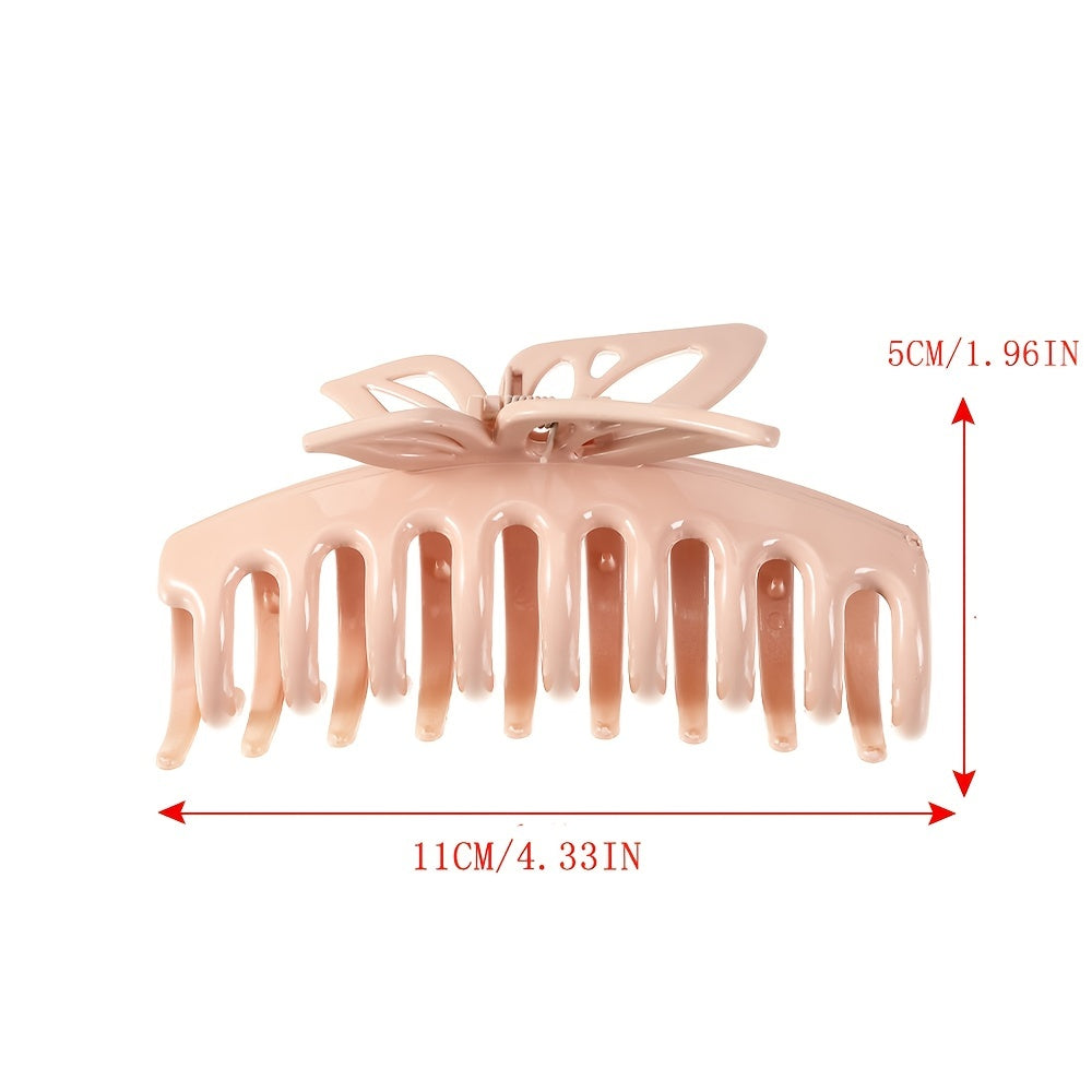 Butterfly Hair Claw Clips Strong Hold Grip Hair Jaw Clip for Thick Hair
