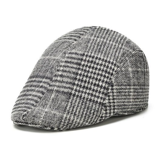 Vintage Woolen Beret Hat for Autumn Winter Fashion