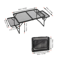 Portable Aluminum Folding Table for Camping and Travel