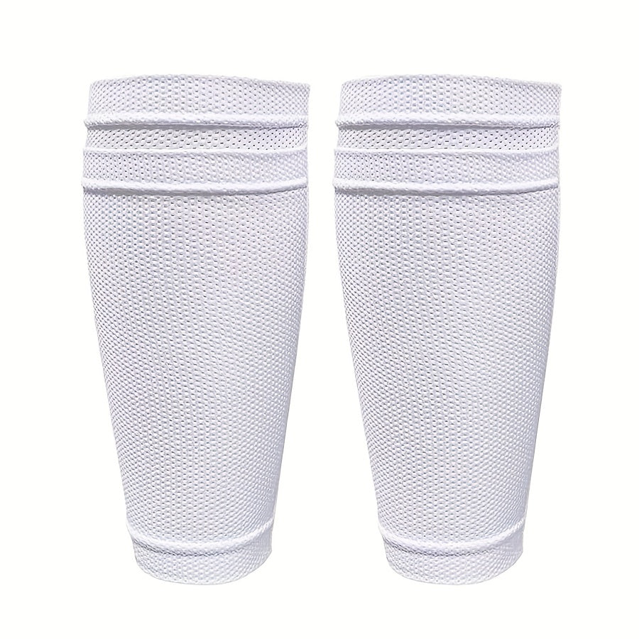 Soccer Leg Socks w/ Double Pocket, Prevent Sliding