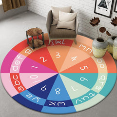 100 08 100 08cm Kindergarten Floor Mat Round Mat Children Small Animal Fruit