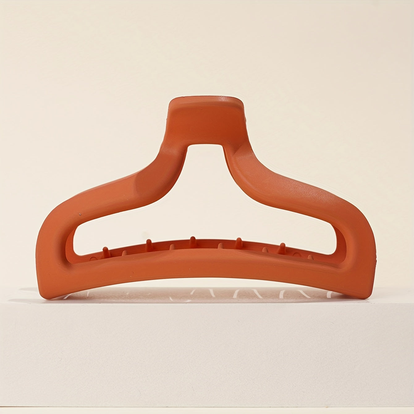 Matte Hair Claw Style Shark Claw Solid Large Hair Clip Ponytail Holder