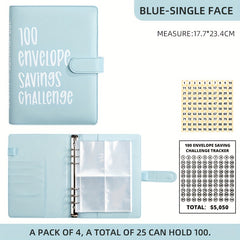 Budget Planner Book with 100 Envelopes Money Saving Challenge Binder