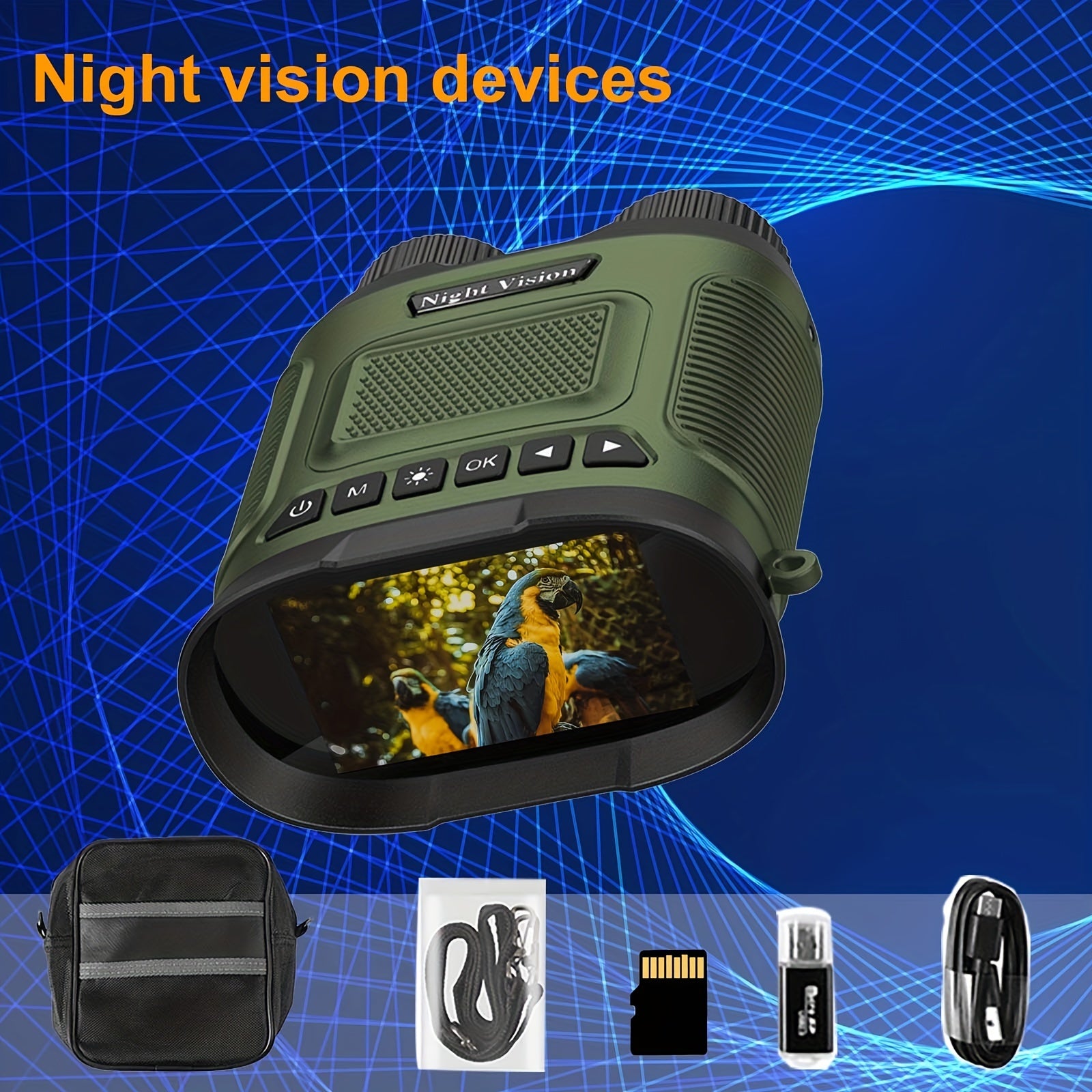 Infrared Night Vision Binoculars USB Rechargeable