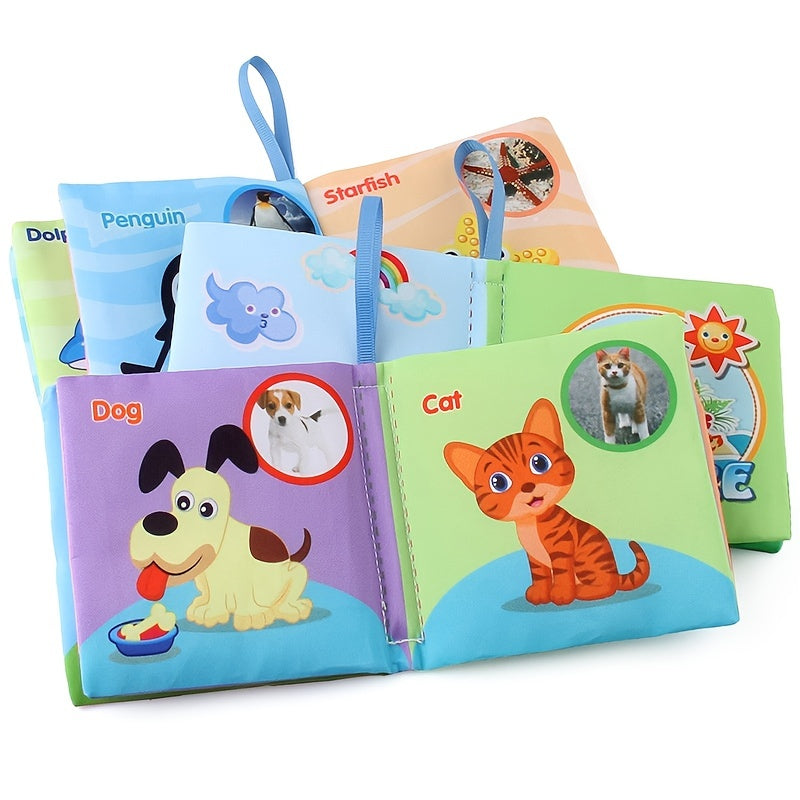 Educational Baby Cloth Books English Animal Fruit Cognitive
