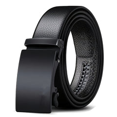 Men's Adjustable Business Belt with Sliding Buckle