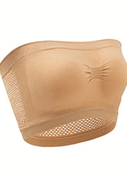 4 Pack Plus Size Sexy Bra Set Anti Slip Non Padded Stretchy
