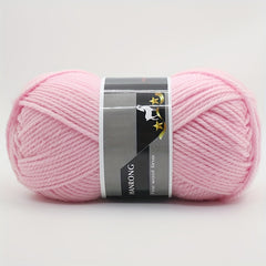 Soft Wool Yarn for Crocheting & Knitting, 60% Wool, 40% Polyester, 100g