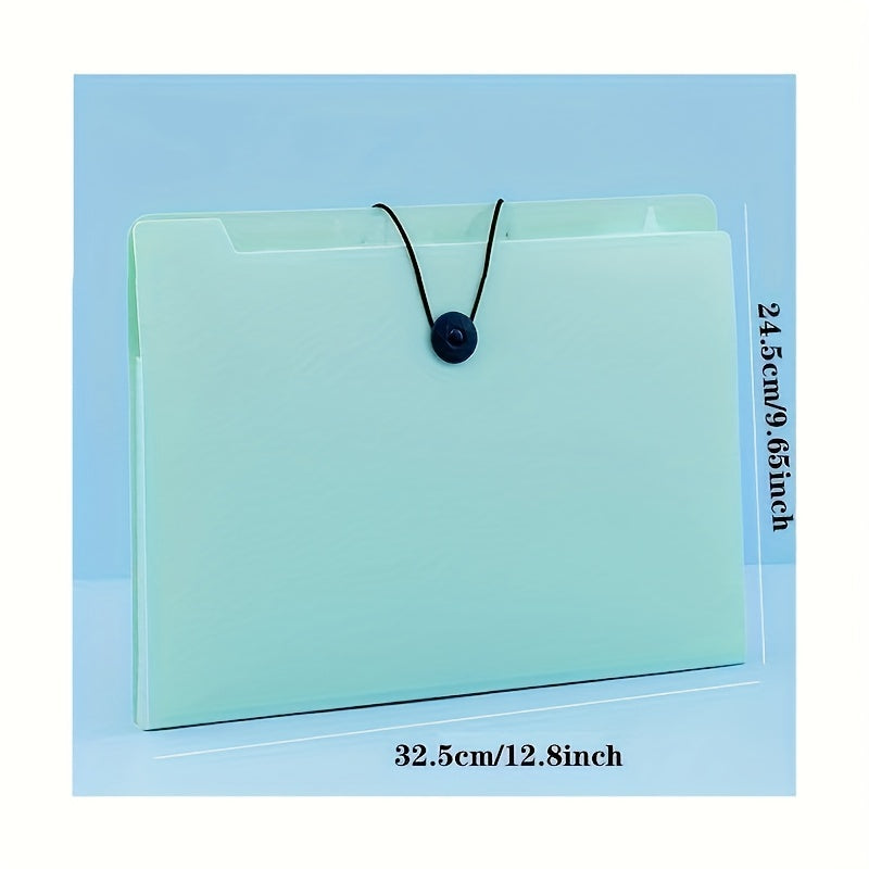 12 Grids File Organizer Bag for Office Learning Storage