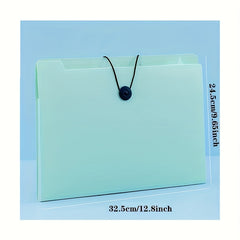 12 Grids File Organizer Bag for Office Learning Storage