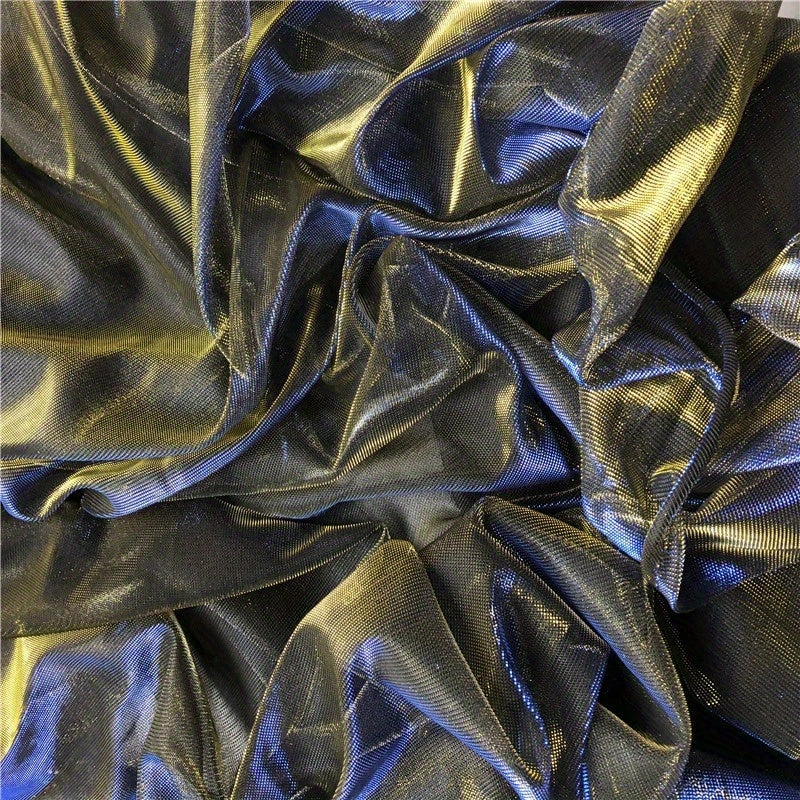1pc Iridescent Shimmer Organza Mesh Fabric Gauze Metallic Flashing DIY Sewing