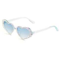 Men's Heart Shaped Sunglasses for Street Photography Party