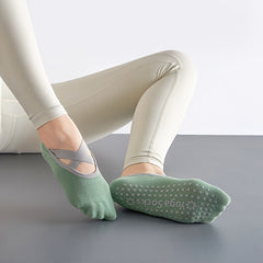 Criss Cross Yoga Socks Anti skid Gripper Socks