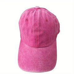 Men's Washed Denim Trucker Cap Baseball Dad Hat Outdoor Sports Hats