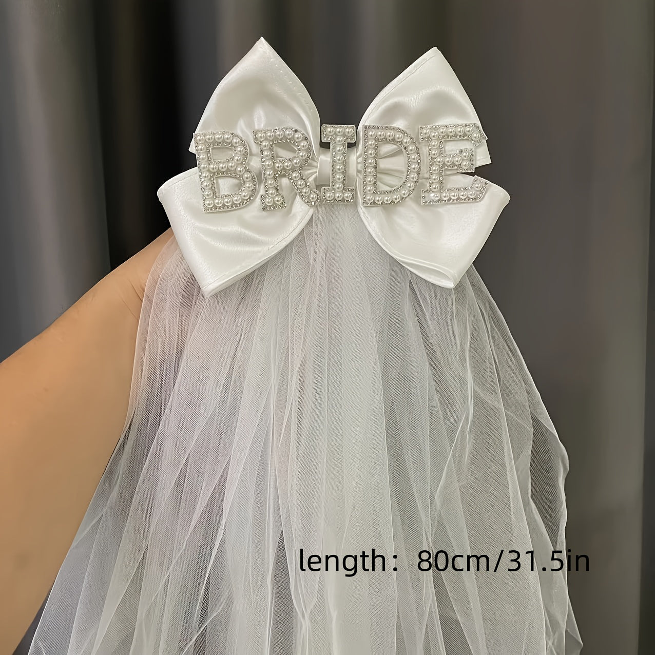 Bridal Rhinestone Bow Headband Wedding Hair Accessory Sparkling Crystals