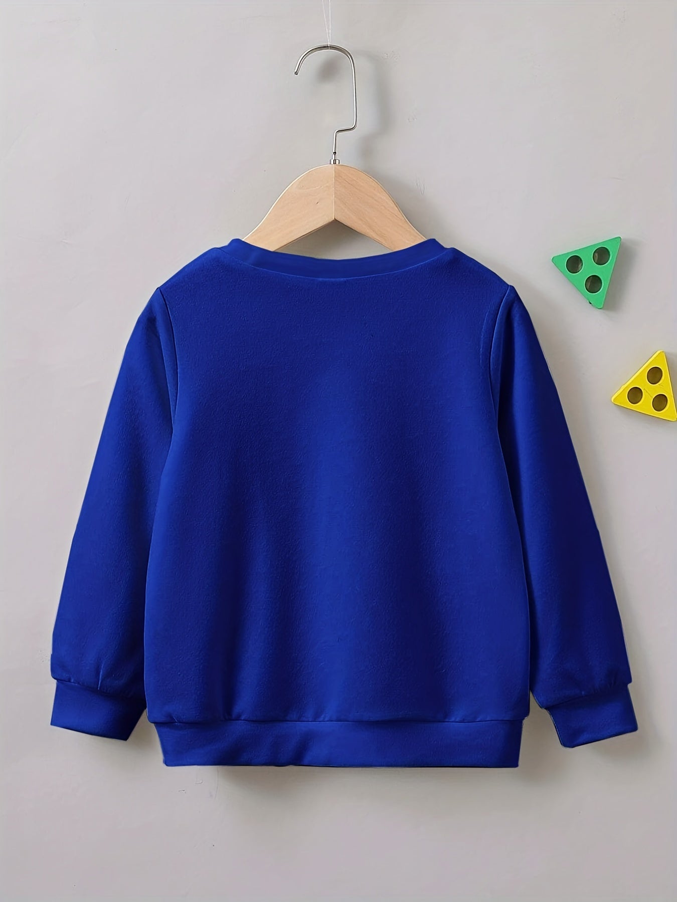 Halloween Pumpkin Print Boys Pullover Sweatshirt