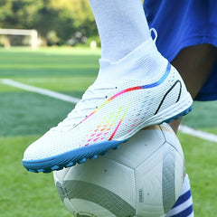 Low Top Turf Football Boots Lace Up TF Soccer Cleats