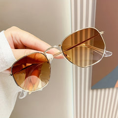 Square Metal Sunglasses Anti Glare UV400 Sun Shades for Men Women
