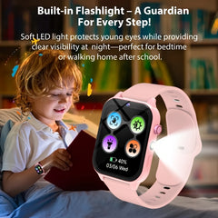 Kids Smart Watch with LED Flashlight Camera Calendar Stopwatch