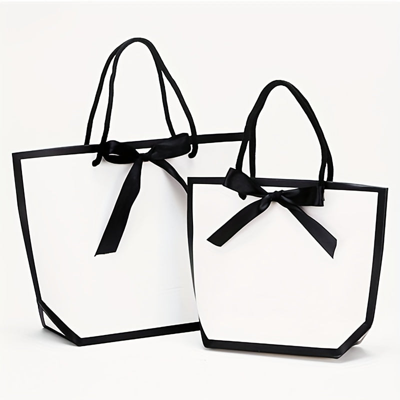 5pcs Party Tote Bags with Handles for Birthdays & Holidays