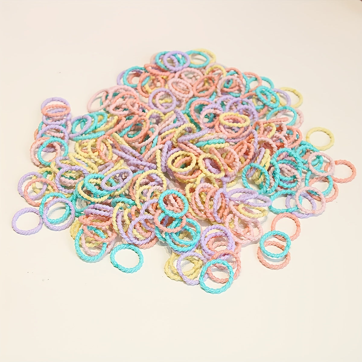 Mini Candy Hair Tie Hair Ring Ponytail Braids Holder Women Girls Baby Toddlers