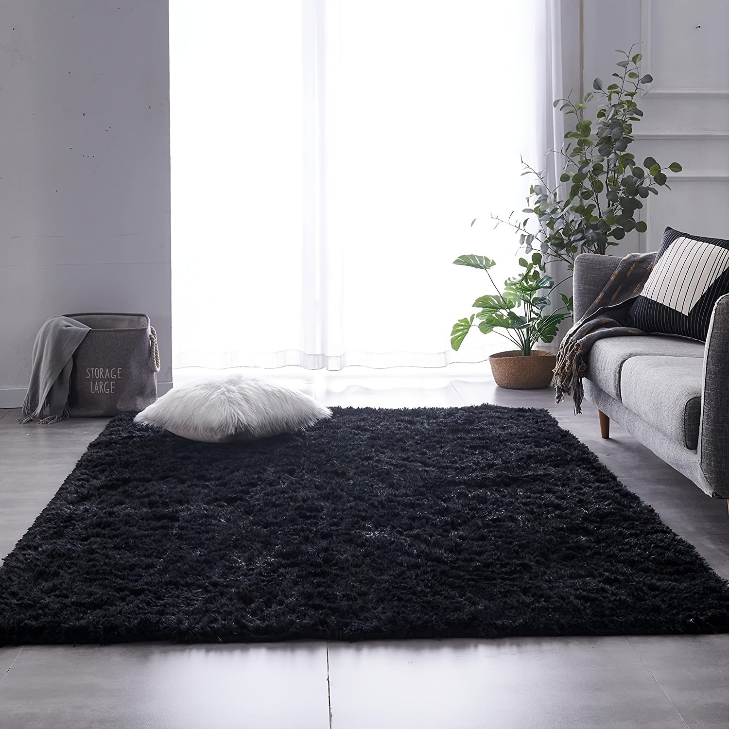 Shaggy Rug Area Rug Living Room Area Rug Fluffy Floor Carpet