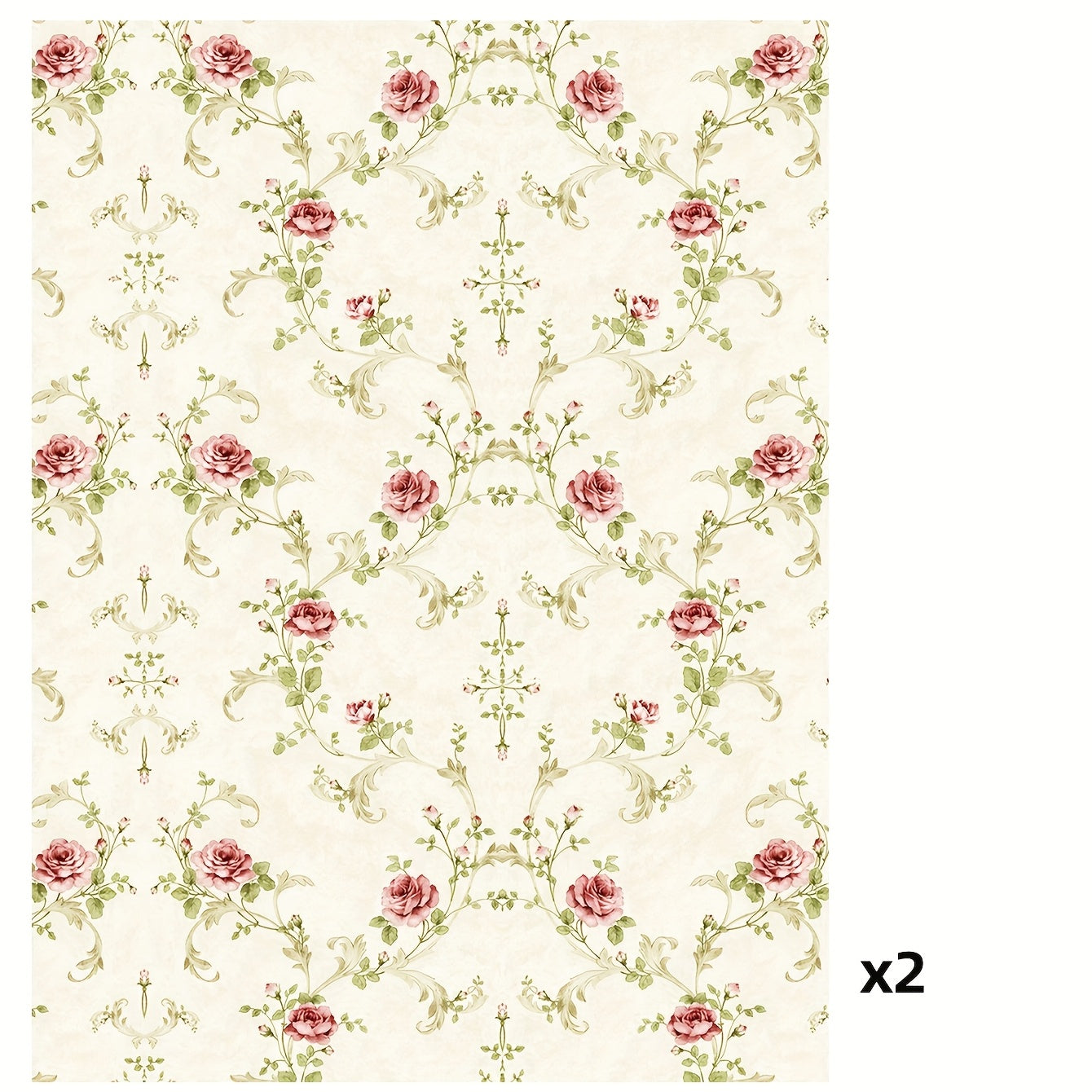 Self-Adhesive Dollhouse Wallpaper 1:6 1:12 Scale Stylish Patterns Festive Scenes