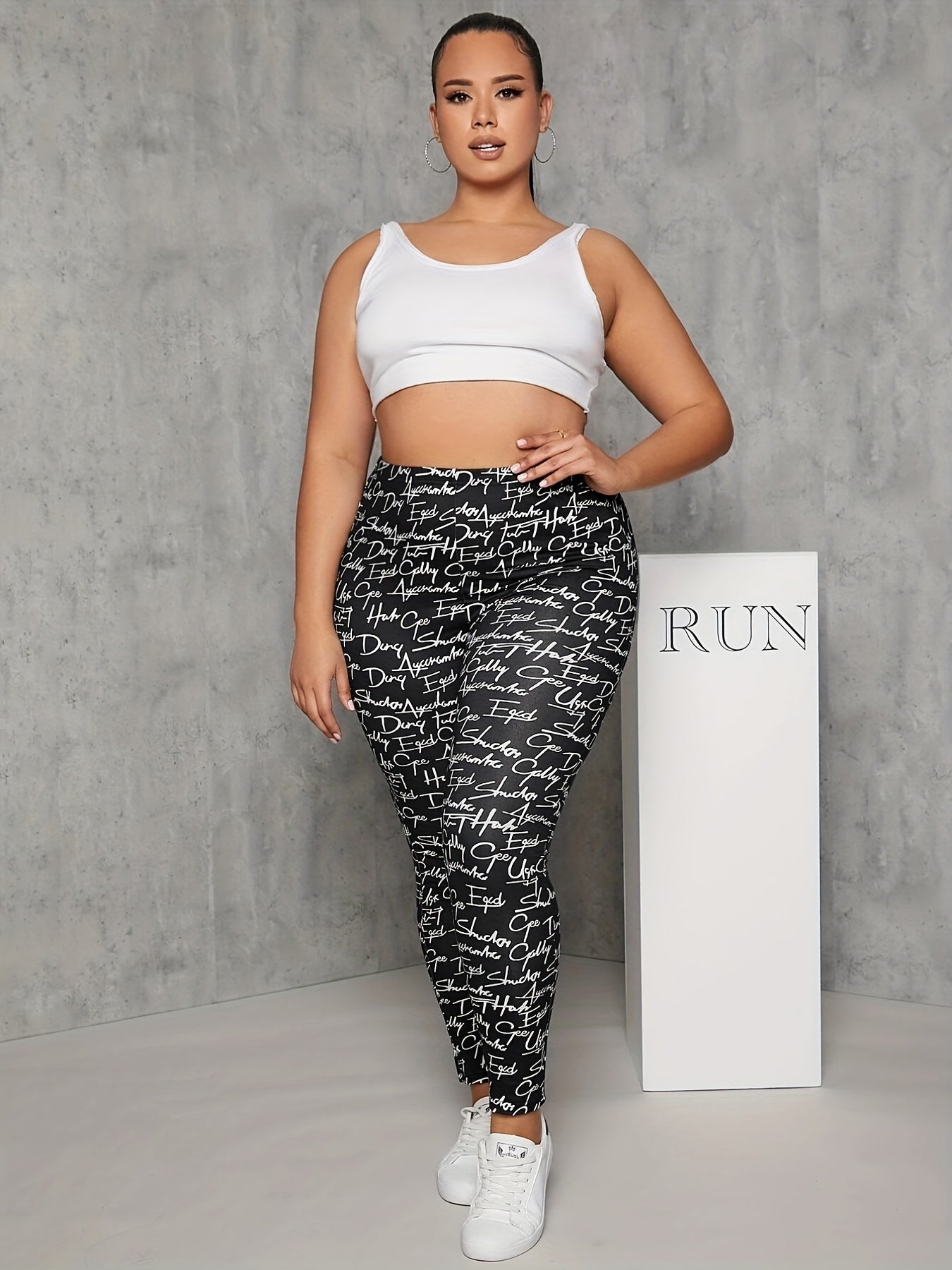  Giraffe Print High Rise Leggings