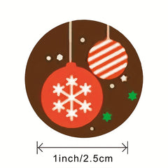 500pcs Christmas Stickers Roll - Gift Series Self adhesive Labels