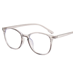 Multicolor Women's Round Frame Glasses Light Blocking Spectacles