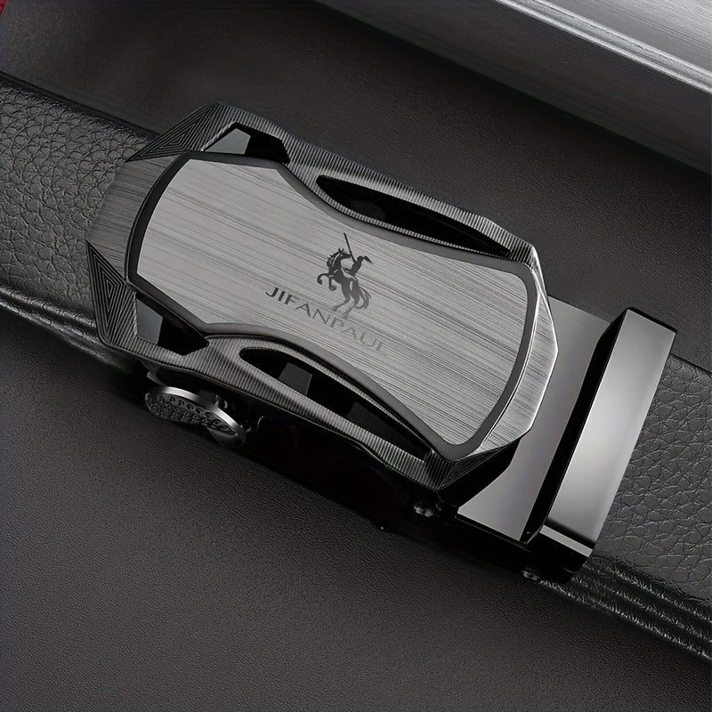 Men's PU Leather Automatic Buckle Belt