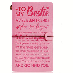 Pink Travel Guide Notebook for Friends and Sisters
