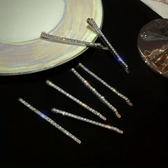 Y2K Rhinestone Hair Clip Bobby Pin Hair Barrette Hair Slides Clip Non Slip