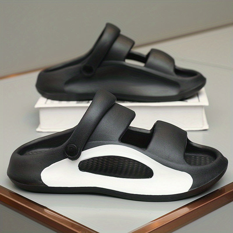 Boys Thickened Bottom Slippers Non Slip Lightweight Open Toe Slippers