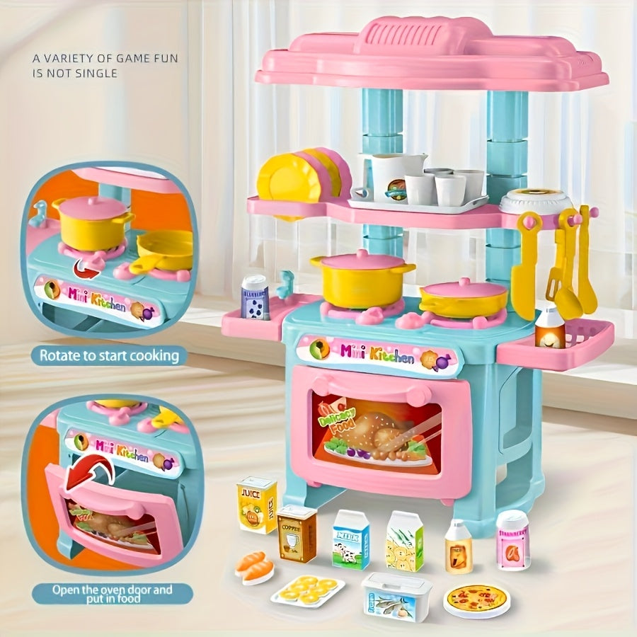 Mini Kitchen Toy Set for Role Play Pretend Play Toys