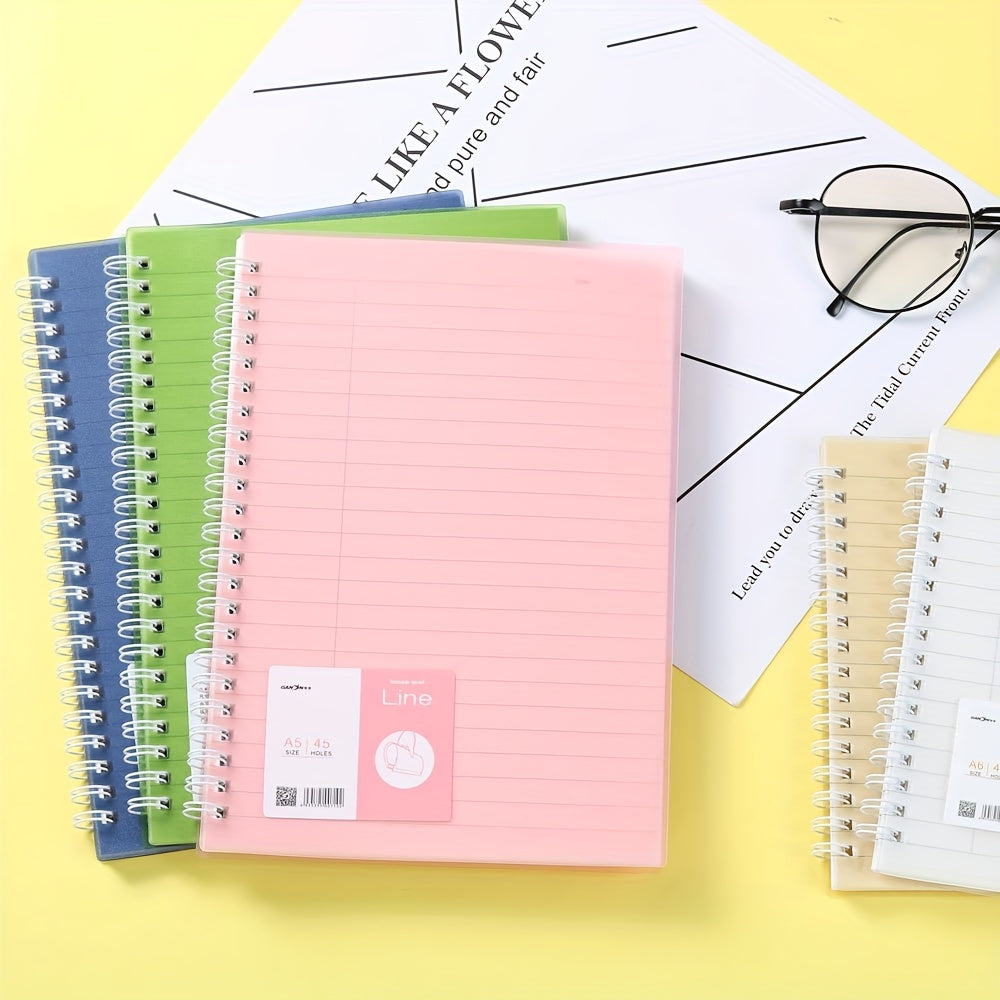 Small Fresh Transparent Soft Cover Coil Notebook