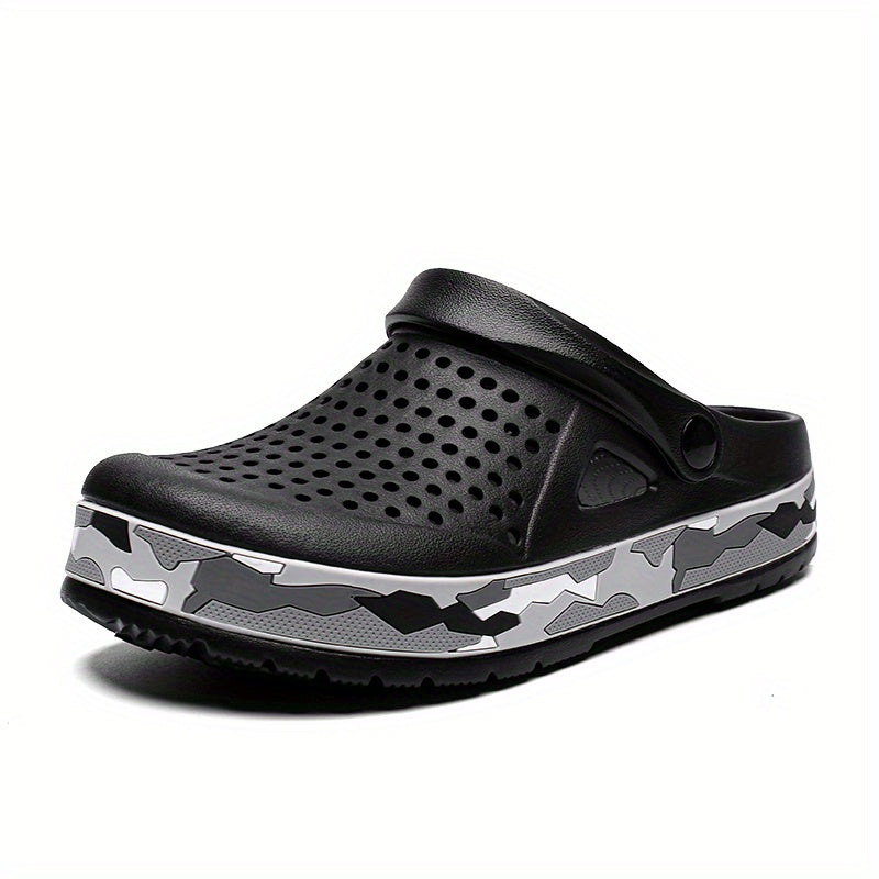 Men's Camouflage Clogs Garden Shoes Lightweight Sandals
