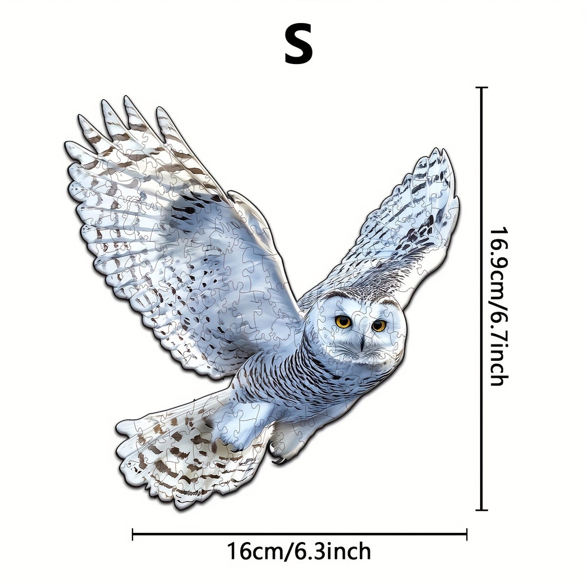 Whimsy Wooden Owl Puzzle Colorful Parrot Art Brain Teaser Focus Enhancer