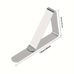 12pcs Tablecloth Clips Stainless Steel Table Cloth Clamps