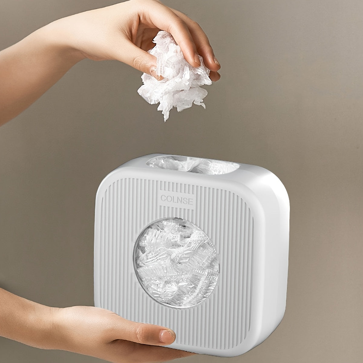 1pc Disposable Cling Wrap Set Storage Box Hanging Cling Bag Case